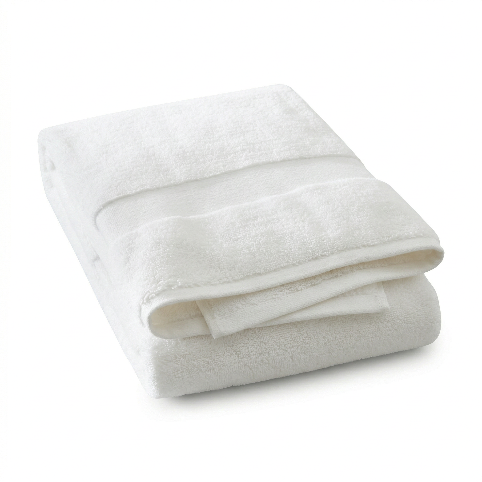 Organic Turkish Cotton White Bath Towel
