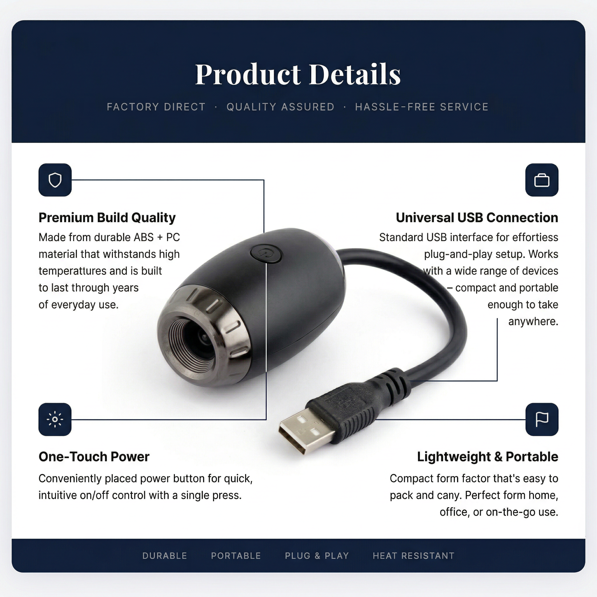 Harbor USB Galaxy Projector
