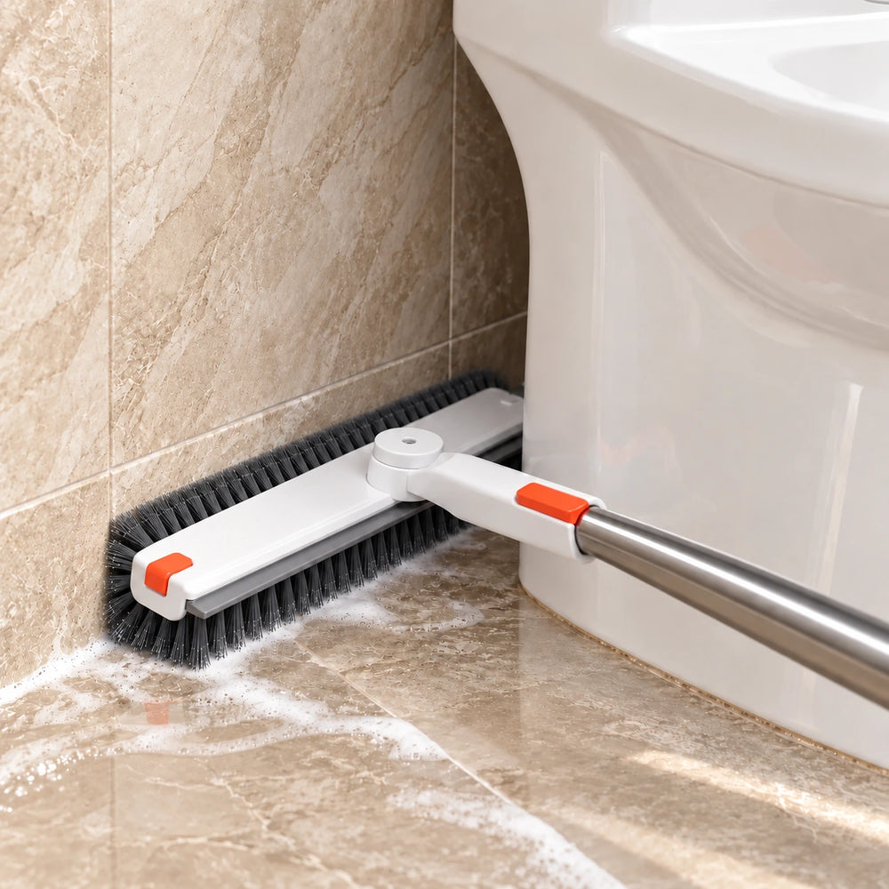 Reaching around awkward bathroom fixtures