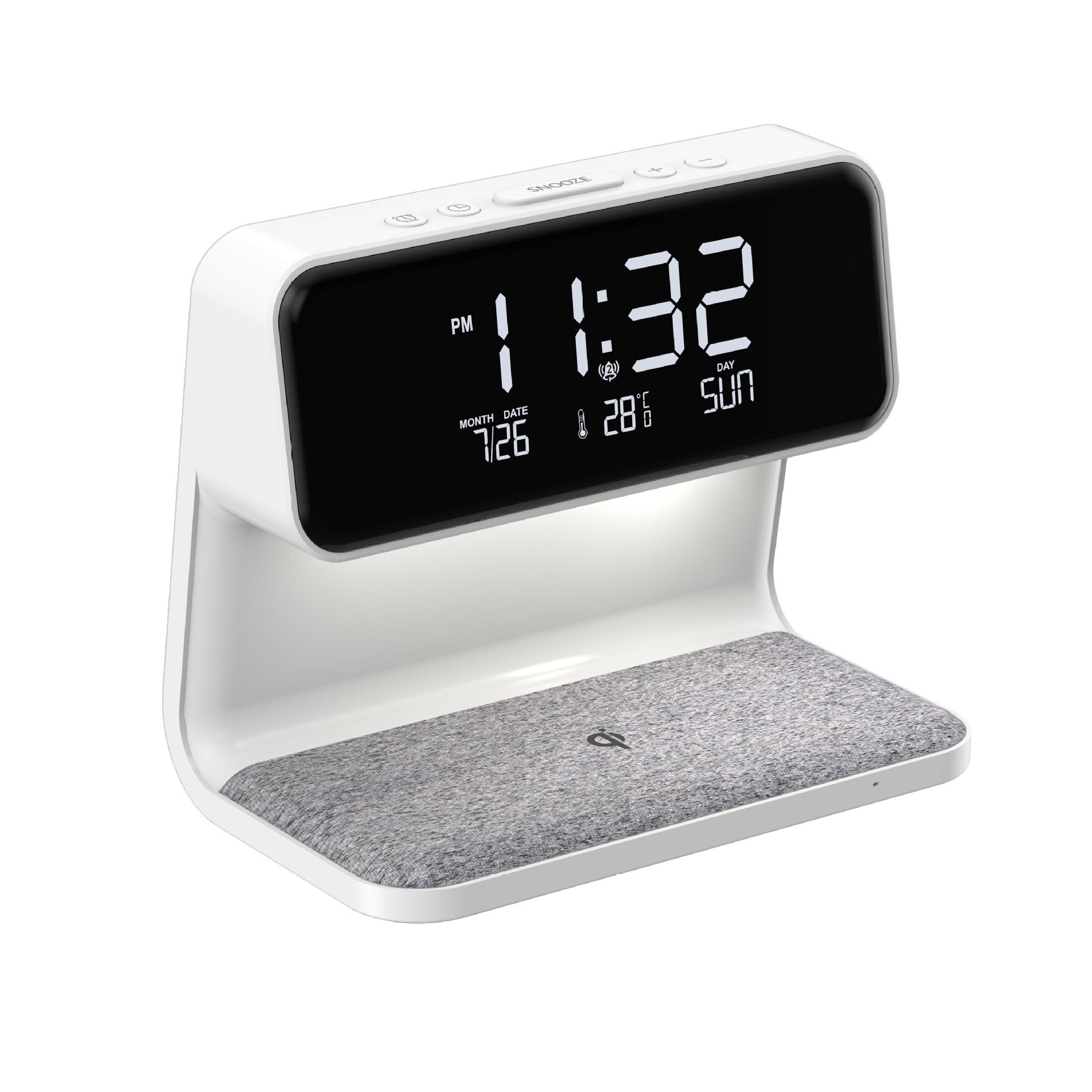 Harbor 3 in 1 Wireless Charging Alarm Clock